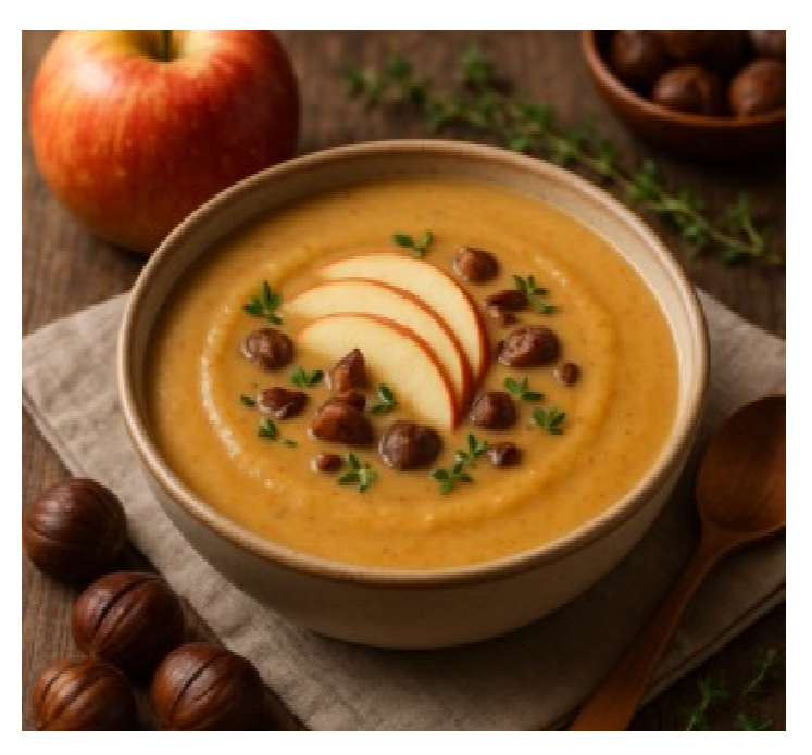 Maronen-Apfel-Suppe