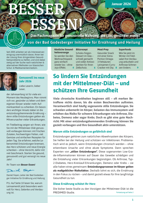 Besser essen! – Ausgabe 01/2026