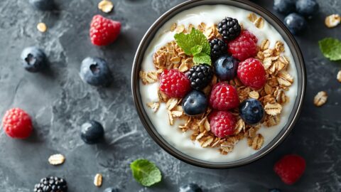 Beeren-Müsli mit Leinsamen-Power