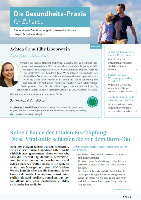 Die Gesundheits-Praxis für Zuhause – Ausgabe 03/2026