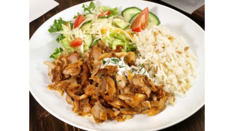 Geflügel-Gyros mediterran mit Tzatziki