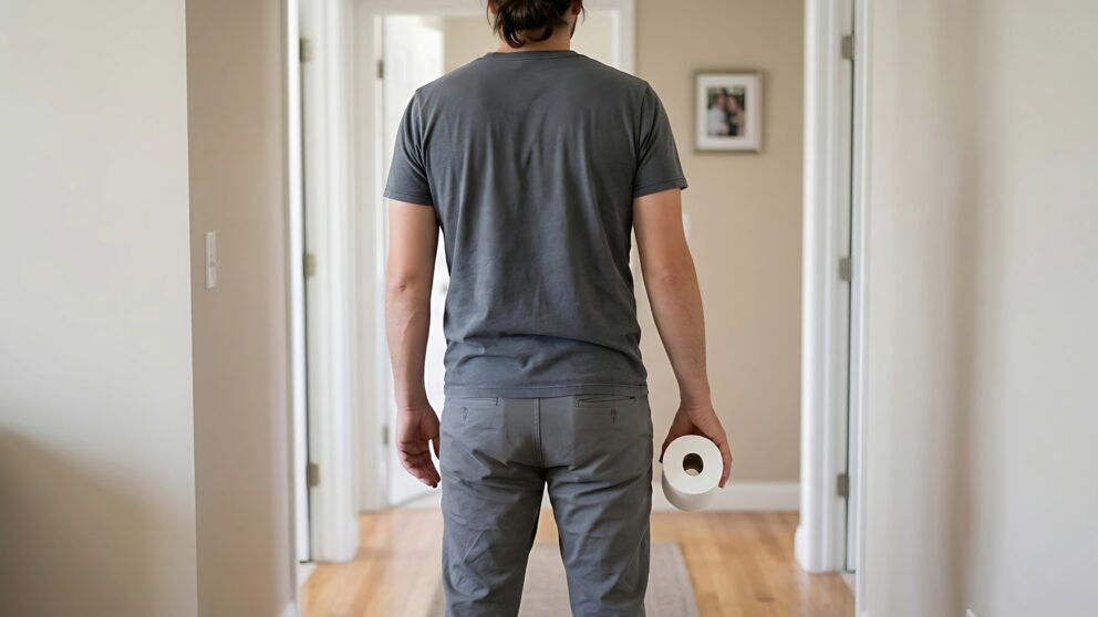 Toilettenpapier Männer