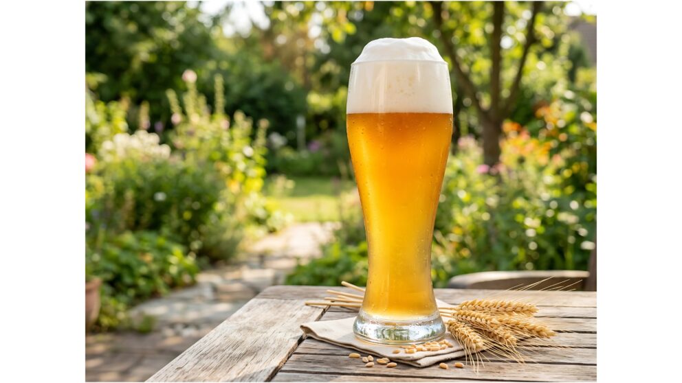 Weizenbier im Sommer